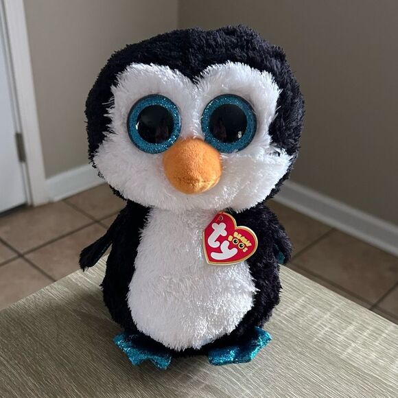 NWT … TY BEANIE BOO’S “Waddles” The Penguin - Picture 1 of 4